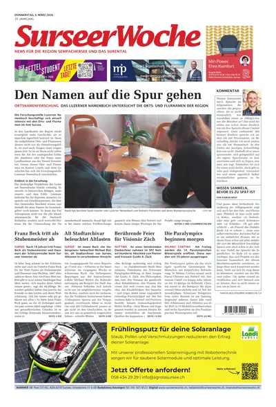 Surseer Woche 2026-03-05