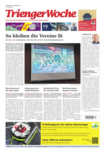 Trienger Woche 2026-03-05