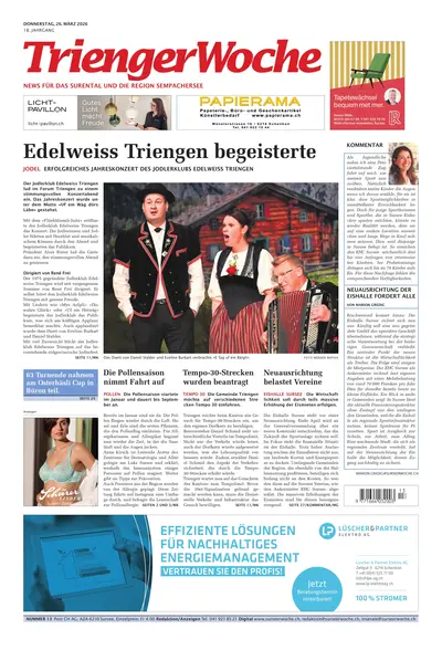 Trienger Woche 2026-03-26
