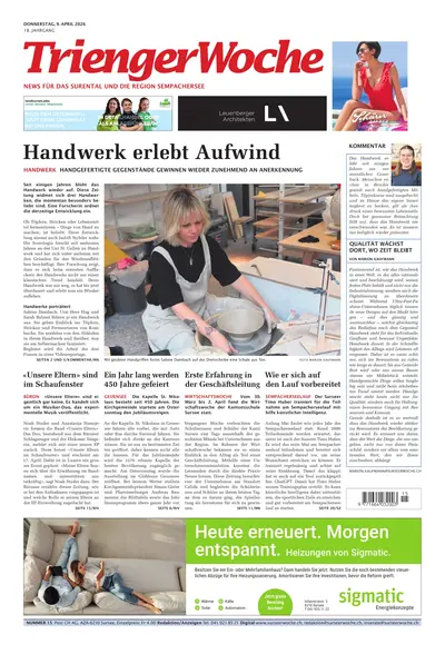 Trienger Woche 2026-04-09
