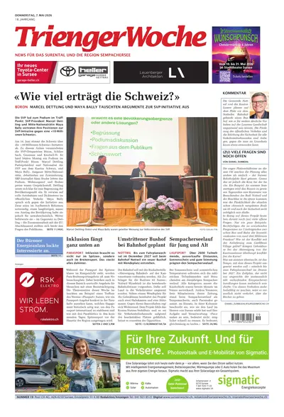 Trienger Woche 2026-05-07