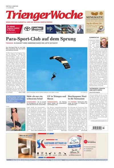 Trienger Woche 2026-06-05