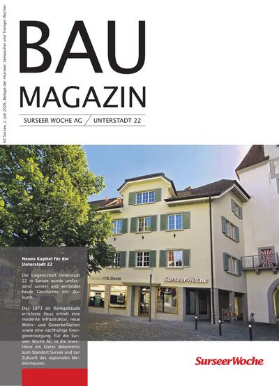 Baumagazin Umbau Surseer Woche 2026-06-25