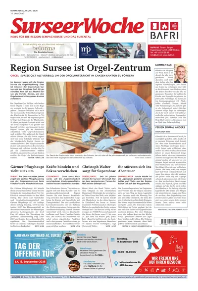 Surseer Woche 2026-07-16