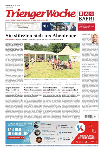 Trienger Woche 2026-07-16