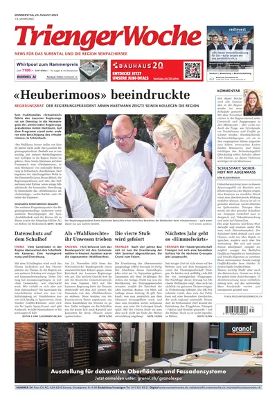 Trienger Woche 2026-08-20